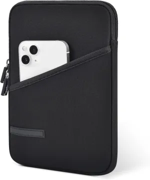 Neoprene Tablet Sleeve for 6-6.8" Amazon Kindle Paperwhite, Fire HD 7", 6" Kobo Clara 2E eReader Pouch Case Bag for 6" Kindle/Kindle Oasis/E-Reader, Black