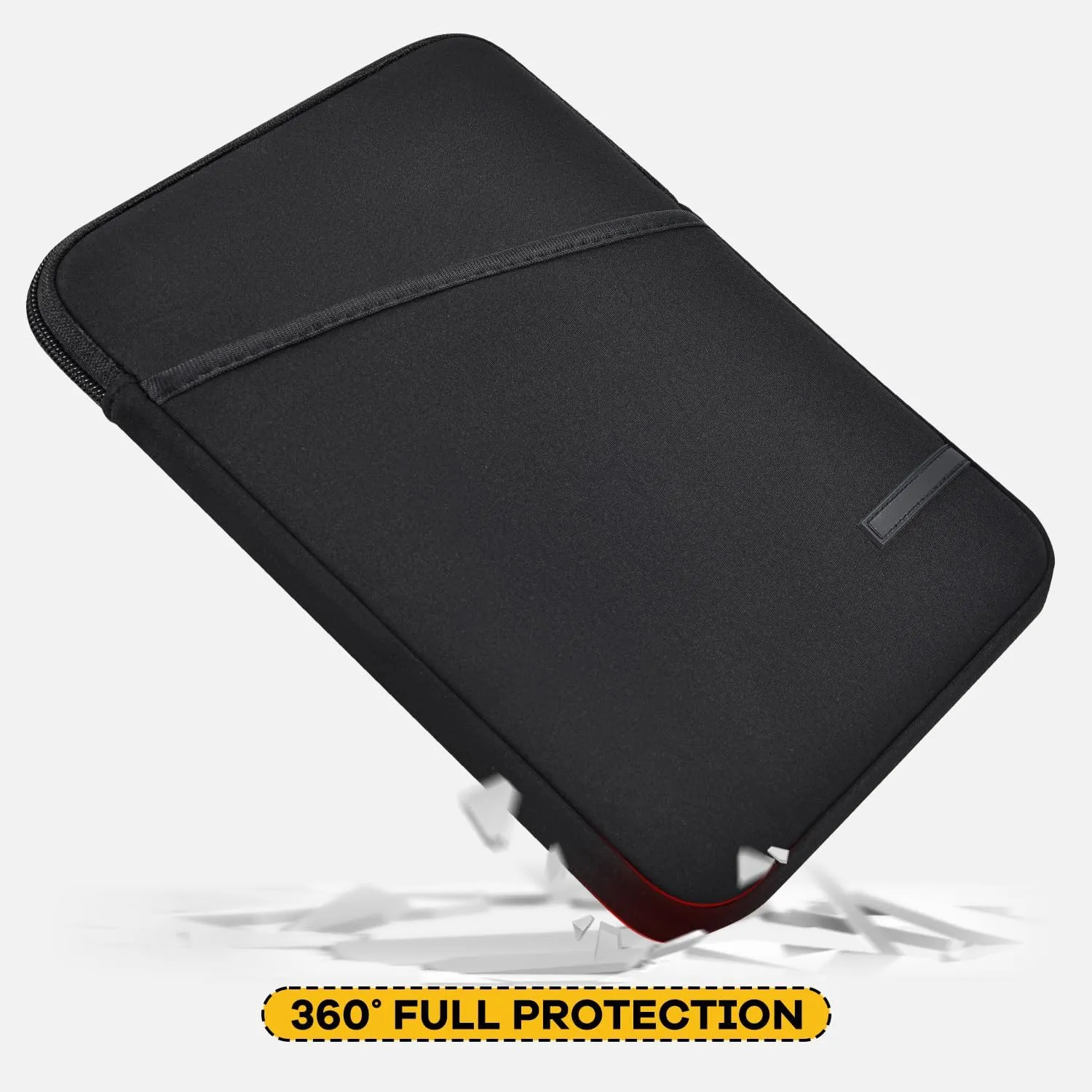 Neoprene Tablet Sleeve for 6-6.8" Amazon Kindle Paperwhite, Fire HD 7", 6" Kobo Clara 2E eReader Pouch Case Bag for 6" Kindle/Kindle Oasis/E-Reader, Black