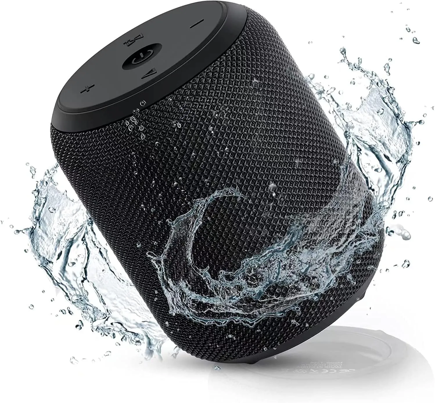 NOTABRICK Bluetooth Speakers, 15W Portable Speakers Bluetooth Wireless V5.0 with Stereo Sound, Active Extra Bass, IPX6 Waterproof Shower Speaker, Double Pairing, for Party, Home Theater, Game Theater