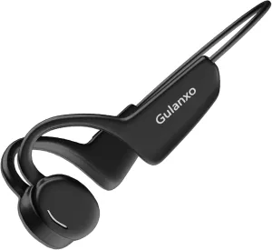 Open Bluetooth Headphone, Noise Cancelling Air Conduction Earphones, 15 Hour Stereo Sweat Proof Playback Time, Suitable for Running and Exercise, (Black)