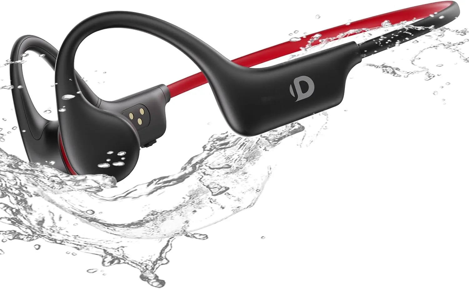 Open Ear Sport Headphones, Wireless Bone Conduction Earphones, Built-in 32GB MP3,with Mic, IP68, Sweat & Water Resistant, Up to 8 Hours Battery, Bluetooth 5.3, for Running, Workouts, Swimming