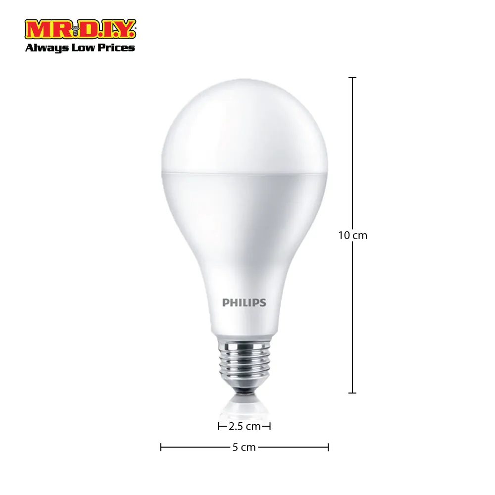 PHILIPS Essential Round Shape LED Bulb Warm White 7W