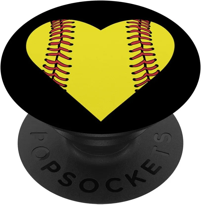 PopSockets PopSocket: Collapsible Phone Grip Stand for Smartphones & Tablets - Black Heart Pattern