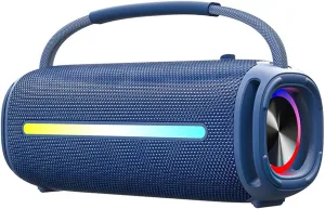 Portable Intelligent Wireless Speaker, Dual Speakers, Powerful Sound and Deep Bass, Support U Disk/TF Card Play, Waterproof Bluetooth Speakers for Outdoor,Party,Home,Beach,Camping. Blue