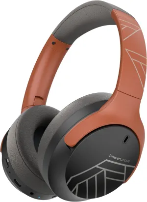 PowerLocus Bluetooth Headphones Over Ear, 60H Playtime, 4 EQ Modes Wireless Headphones with Microphone, Hi-Fi Stereo Deep Bass Foldable Headphone, Soft Foam Ear Cups,Fast Charging for Travel/PC/Phones