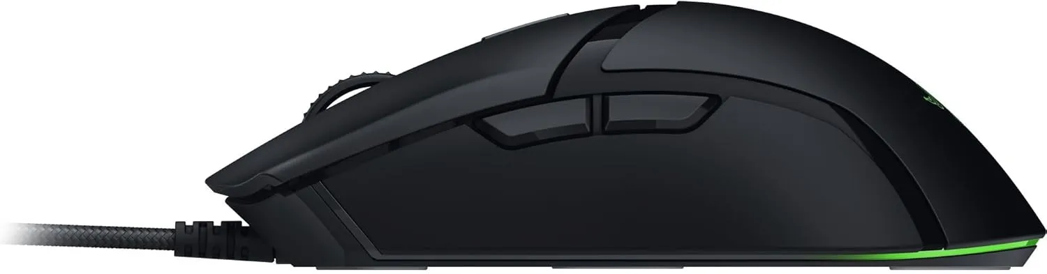 Razer Cobra Gaming Mouse: 58g, Gen-3 Optical Switches, Chroma RGB Lighting, 8500 DPI Sensor, PTFE Feet, Speedflex Cable - Black