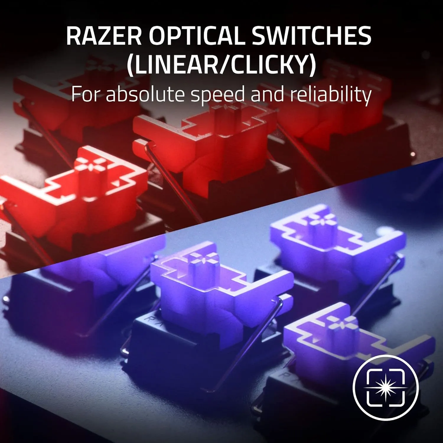 Razer Huntsman V2 Optical Gaming Keyboard: Fast Clicky Optical Switches w/Quick Keystrokes & 8000Hz Polling Rate - Doubleshot PBT Keycaps - Dedicated Media Keys & Dial - Ergonomic Wrist Rest