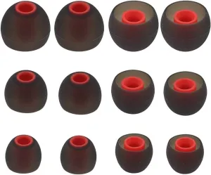Replacement Ear Tips Earbuds Silicone Buds for Senso, Otium, Hussar Bluetooth Headphones, 6 Pairs,S/M/L