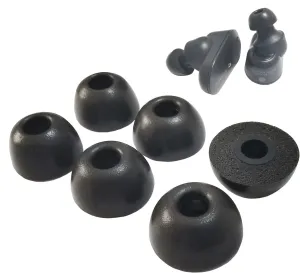 Replacement Ear Tips for Sony WF-1000XM4/WF-1000XM5 Memory Foam Tips Sony Earbuds WF WI XBA Series WF-1000XM3 WF-C700N WF-XB700 WF-SP800N Etc.Black 3 Pairs LMS