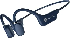 Sanag Open-Ear Wireless Earphones Air Conduction Headphones Bluetooth 5.0 with Mic,Titanium Lightweight,Waterproof,Music Answer Phone Call for Running Hiking Driving Cycling