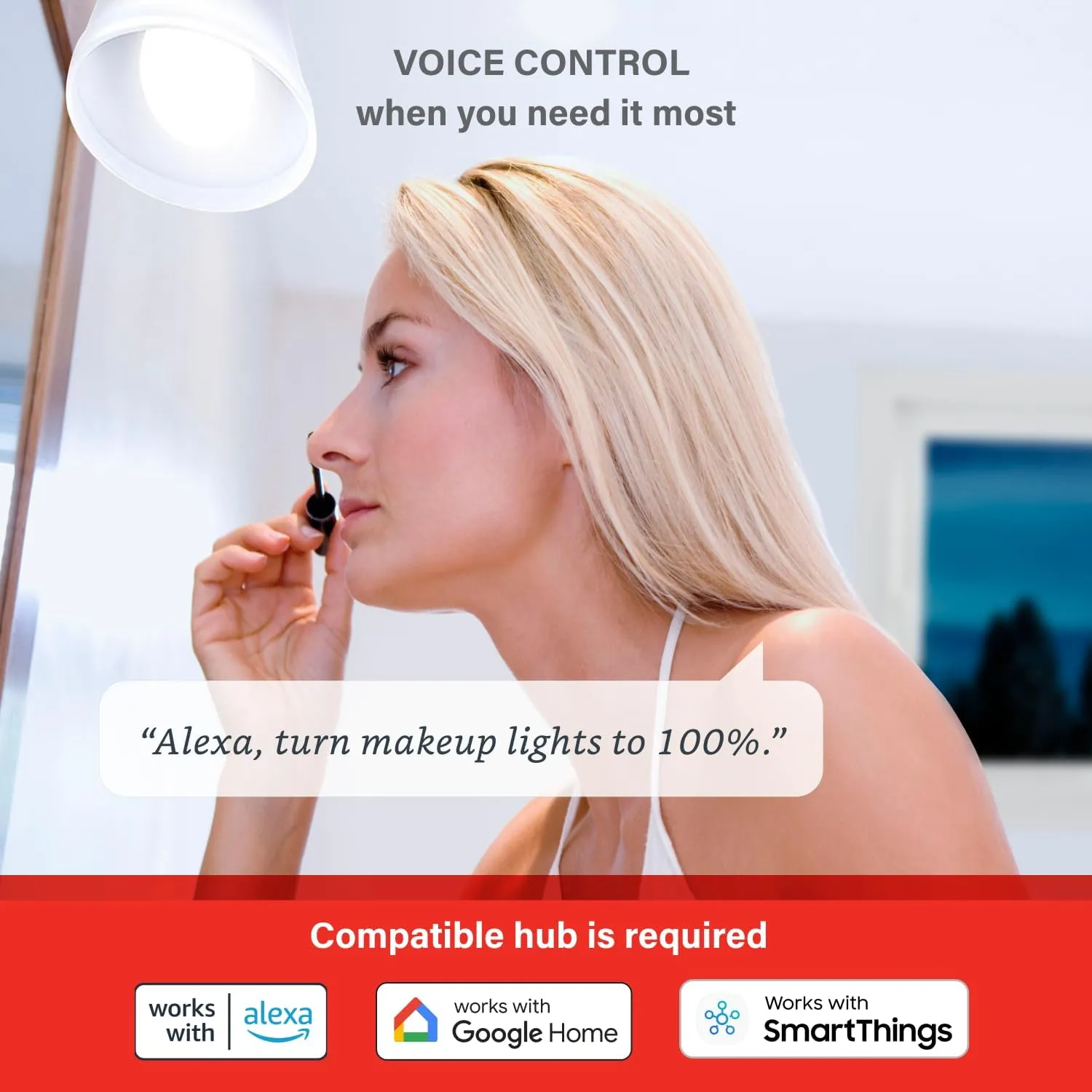 Sengled Zigbee Smart Light Bulbs, Smart Hub Required, Works with SmartThings and Echo with built-in Hub, Voice Control with Alexa and Google Home, Daylight 60W Equivalent A19 Alexa Light Bulb, 4 Pack