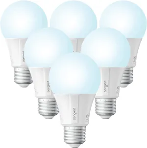 Sengled Zigbee Smart Light Bulbs, Smart Hub Required, Works with SmartThings and Echo with Built-in Hub, Voice Control with Alexa and Google Home, Daylight 60W Equivalent A19 Alexa Light Bulb, 6 Pack