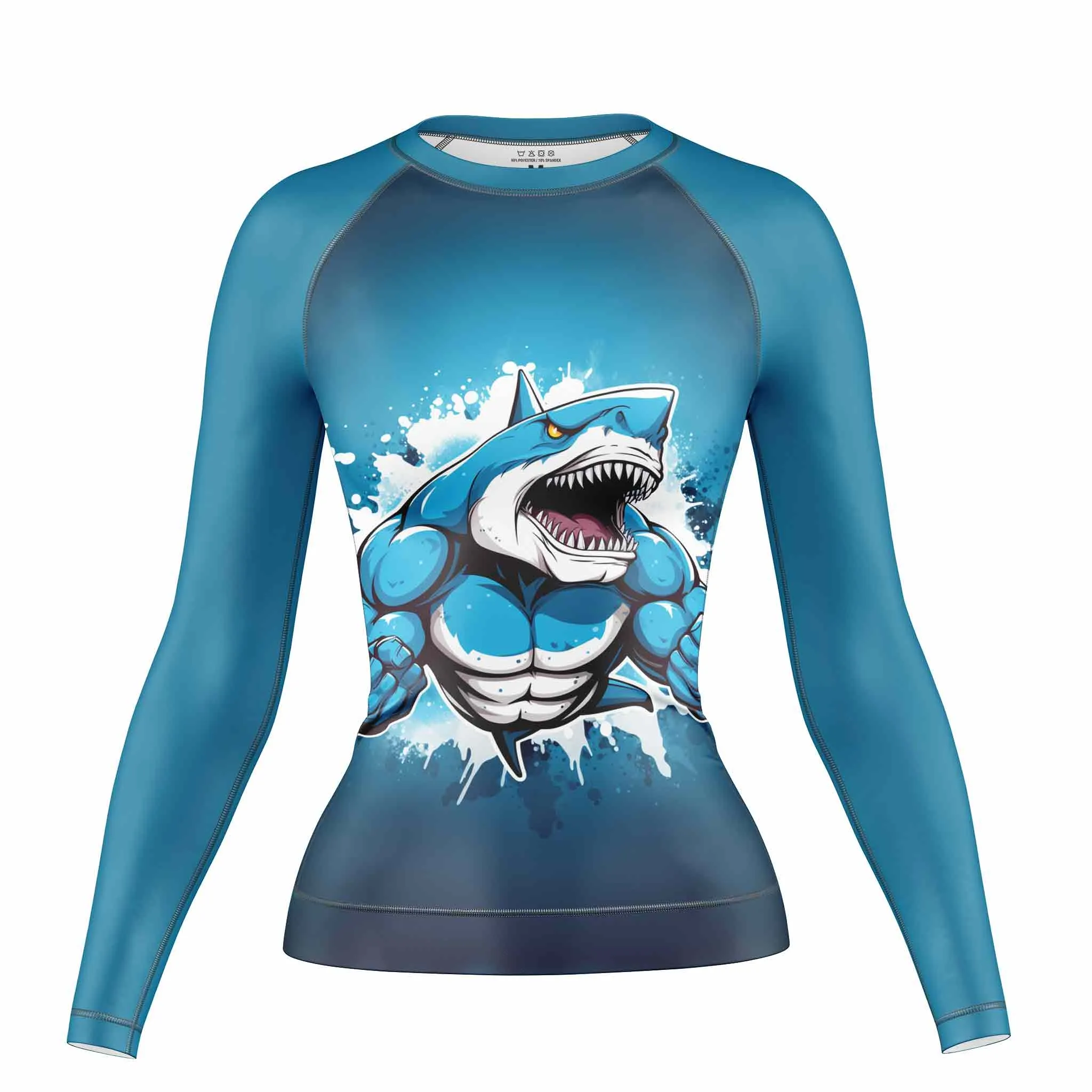 SHARK BEAST WOMEN RASH GUARD