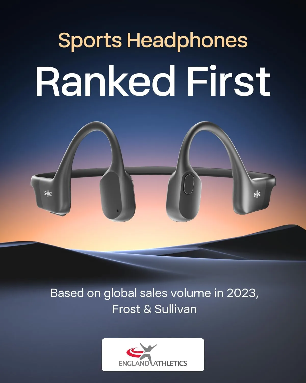 SHOKZ OpenRun Mini (AfterShokz Aeropex Mini) -Bone Conduction Open-Ear Bluetooth Sport Headphones - Waterproof Wireless Earphones for Workouts and Running - Built-in Mic, with Headband