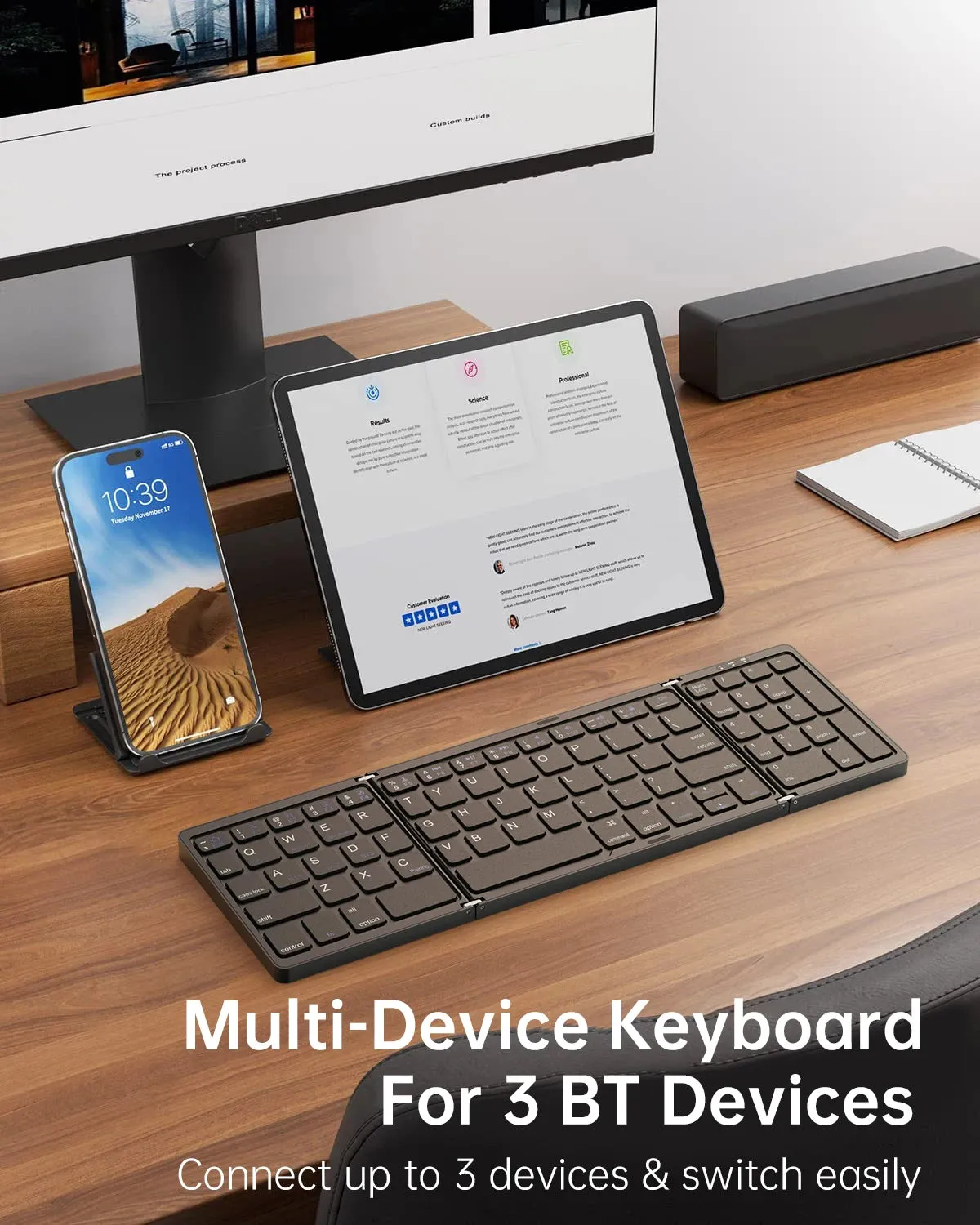SIKAI Mini Portable Folding Keyboard