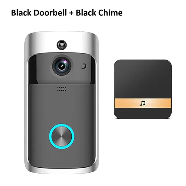 Smart Doorbell Camera Wifi Wireless Call Intercom Video-Eye for Apartments Door Bell Ring for Phone Home Security Cameras