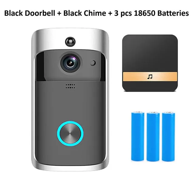 Smart Doorbell Camera Wifi Wireless Call Intercom Video-Eye for Apartments Door Bell Ring for Phone Home Security Cameras