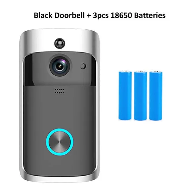 Smart Doorbell Camera Wifi Wireless Call Intercom Video-Eye for Apartments Door Bell Ring for Phone Home Security Cameras