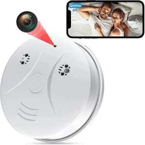 Smart Smoke Detector Security Camera