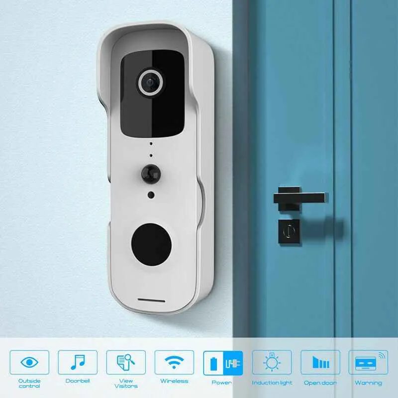 Smart WiFi Video Doorbell Security Camera With Doorbell Chime