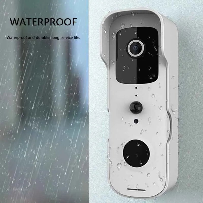 Smart WiFi Video Doorbell Security Camera With Doorbell Chime