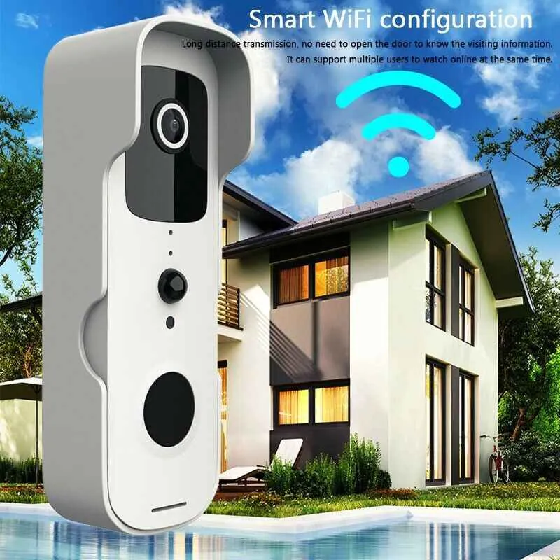 Smart WiFi Video Doorbell Security Camera With Doorbell Chime
