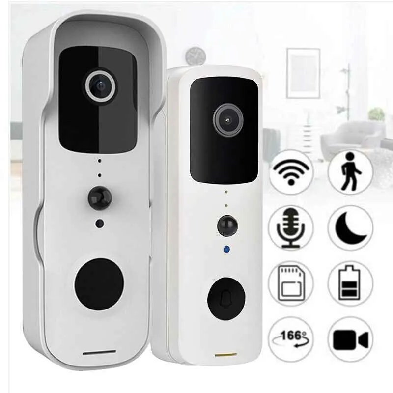 Smart WiFi Video Doorbell Security Camera With Doorbell Chime