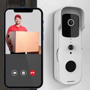 Smart WiFi Video Doorbell Security Camera With Doorbell Chime