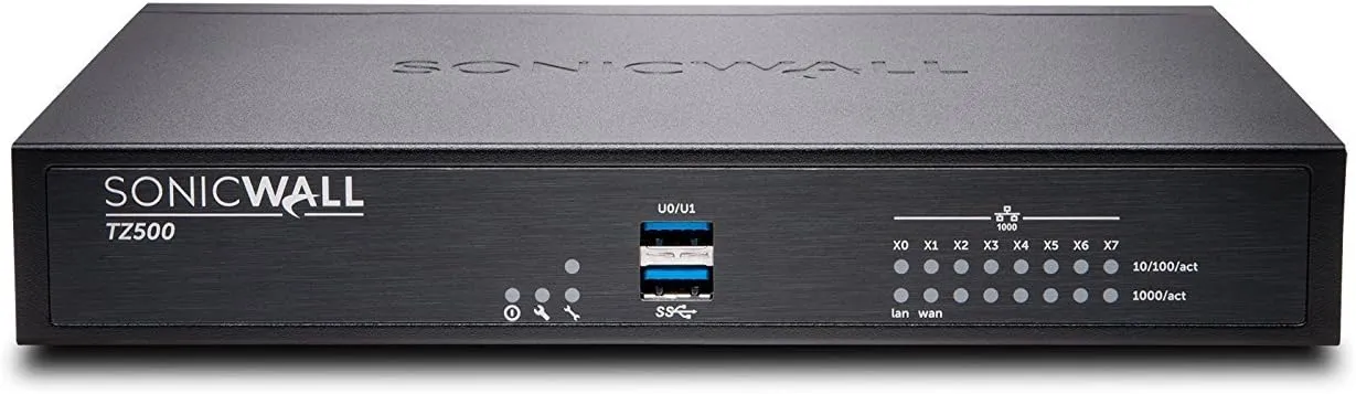 SonicWall | TZ500 Security VPN Firewall (TZ500 TotalSecure Bundle)