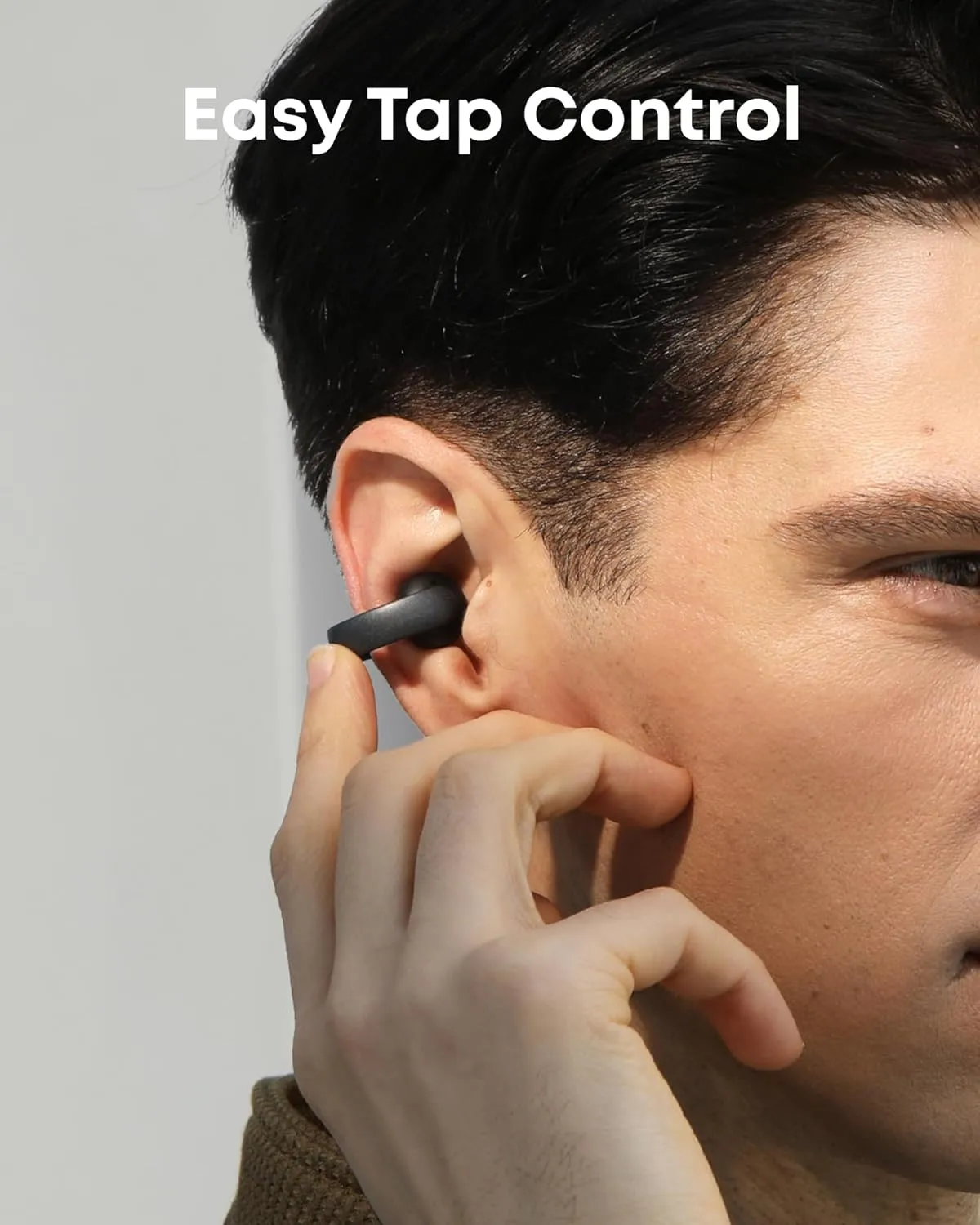 Soundcore AeroClip by Anker, Open-Ear Earbuds, Clip-On Headphones, Adaptive Comfort, Clear Calls with 4 Mics and AI, Stable Fit, 12mm Drivers for Powerful Bass, Hi-Res, Open-Ring Design