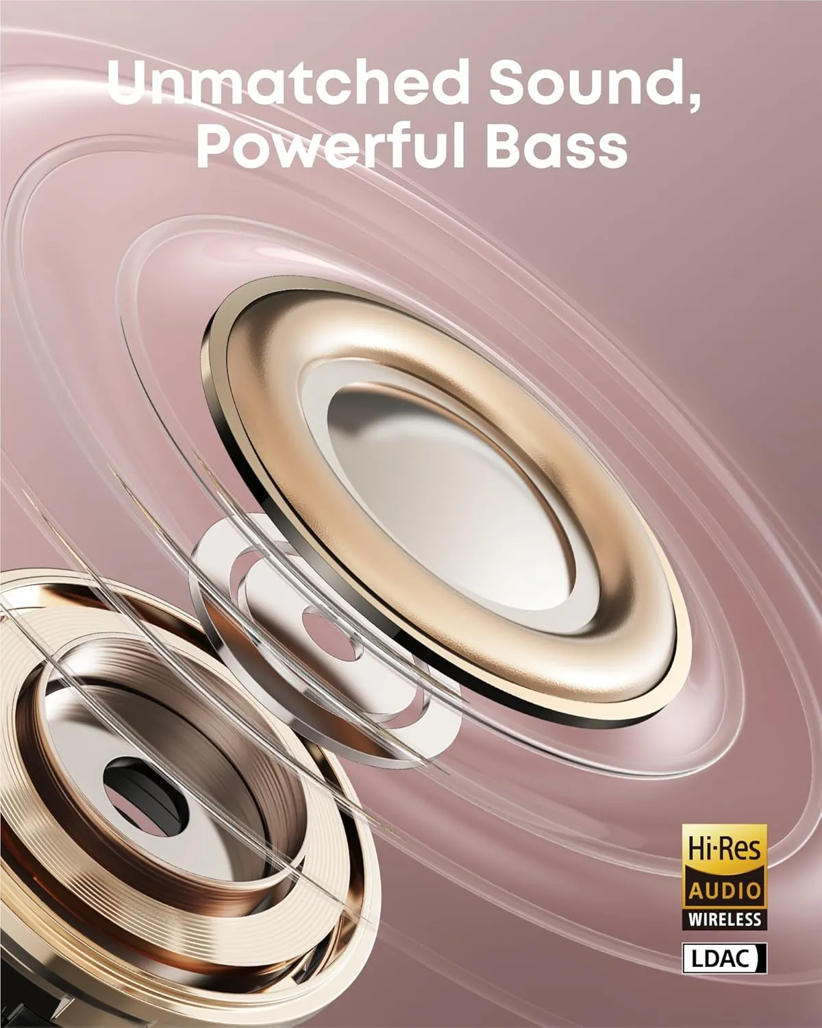 Soundcore AeroClip by Anker, Open-Ear Earbuds, Clip-On Headphones, Adaptive Comfort, Clear Calls with 4 Mics and AI, Stable Fit, 12mm Drivers for Powerful Bass, Hi-Res, Open-Ring Design
