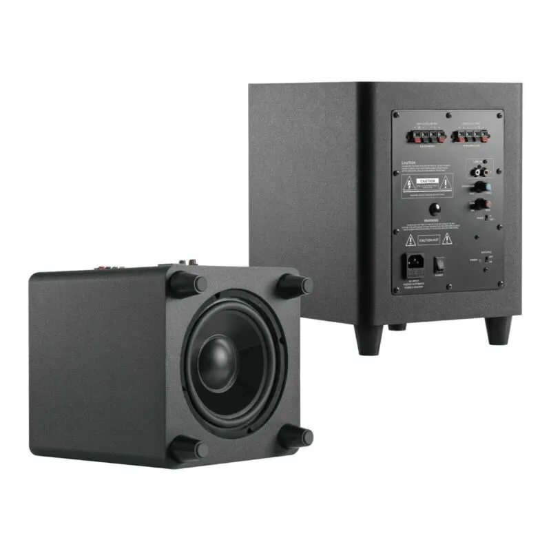 Surround Sound Home Theater with 8" In-Wall Speakers, 12" Subwoofer