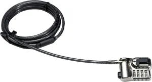 Tablet Kickstand Lock  CTA Kickstand Security Grip Cable for Surface Pro and Other Laptop/Tablet Hybrids  with Programmable Combination Lock Head and Reinforced Aluminum Slots (LT-KSGC)