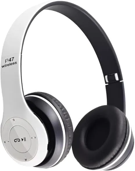 Upgraded Hybrid Active Headphones with Transparent Modes Playtime Wireless Bluetooth with Mic, Deep Bass Soft-Earpads Fast Charging