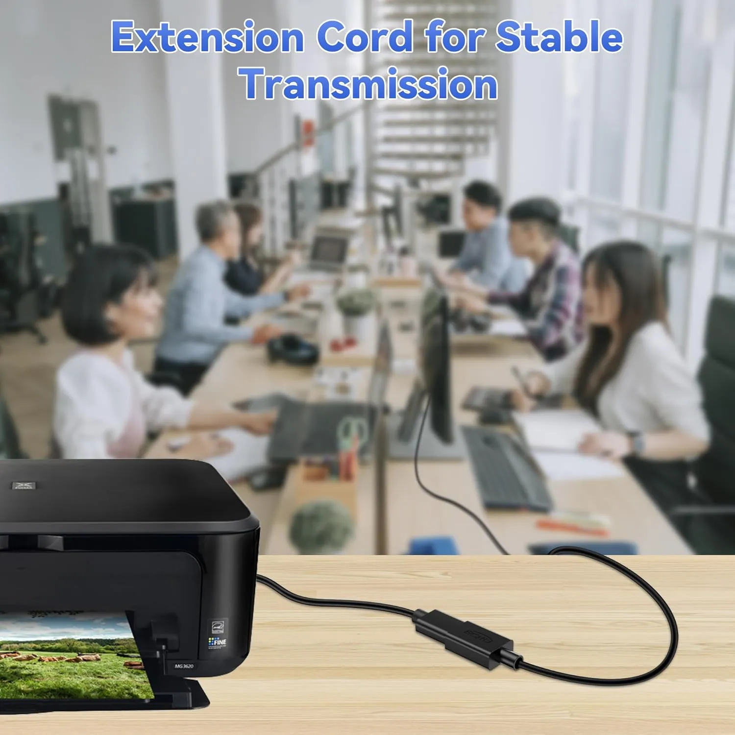 USB Extender Cord 1FT(10 Pack), USB 2.0 Extension Cable, USB A Male to Female, Compatible for USB Flash Drive, Hard Drive, Card Reader, Webcam, Printer, Keyboard, Mouse, Playstation, Xbox, VR Headset