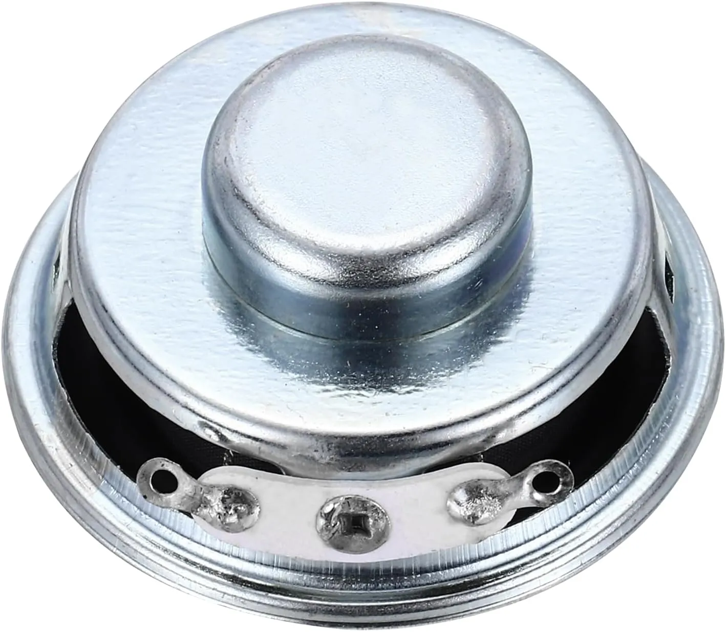 uxcell 1 Pcs 3W 4 Ohm Small Speakers Metal Shell Round Internal Micro Magnet Speaker for Mini Speakers DVD EVD Multimedia Mobile Portable Advertising Machine