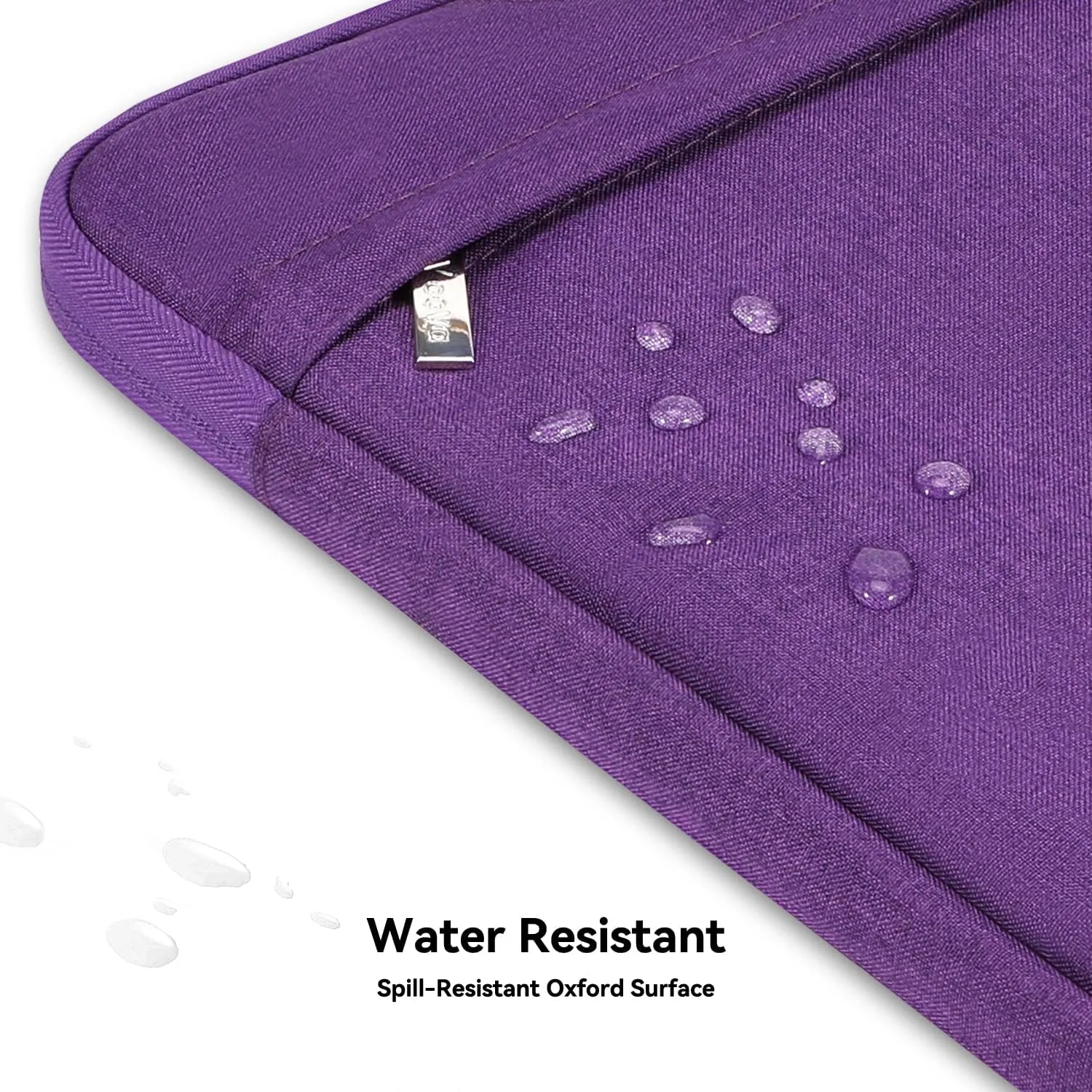 Voova Laptop Bag 13 14 Inch for Women, Waterproof Computer Sleeve Carrying Case with Shoulder Straps & Handle Compatible with Macbook Air 13 M2/M3/M4, MacBook Pro 13/14, HP Chromebook 14, Purple