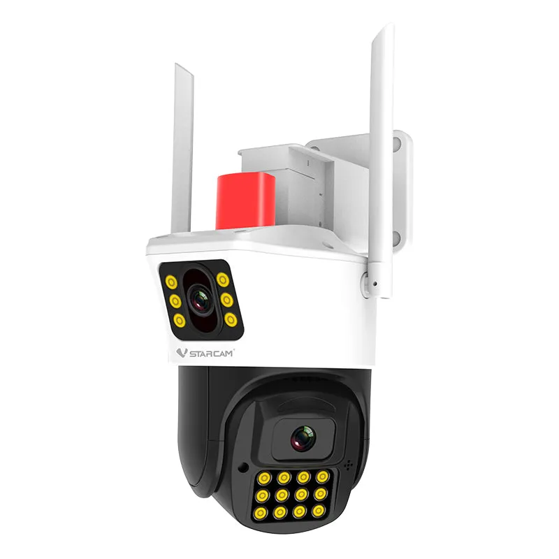 VStarcam AF663DR Home Security Smart AI Detection IP66 Waterproof 2-Way Audio Night Vision Security Outdoor Surveillance Fire Detection Camera