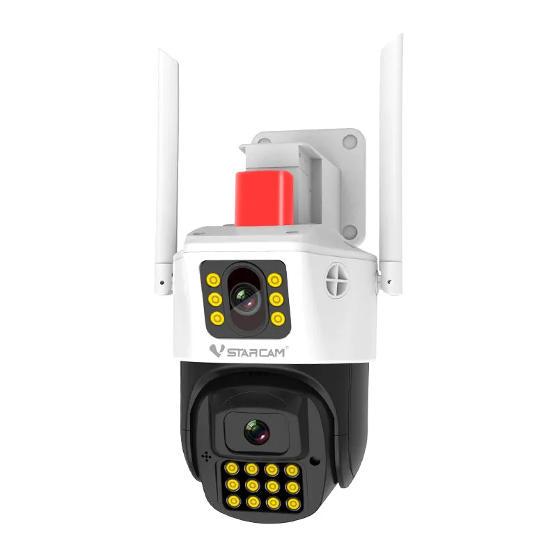 VStarcam AF663DR Home Security Smart AI Detection IP66 Waterproof 2-Way Audio Night Vision Security Outdoor Surveillance Fire Detection Camera