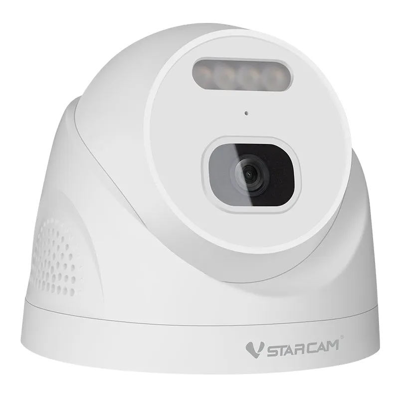 VStarcam CS880-POE 3MP Color Night Vision CCTV Camera POE 24/7 Dome Security Surveillance Dome Home Security Camera