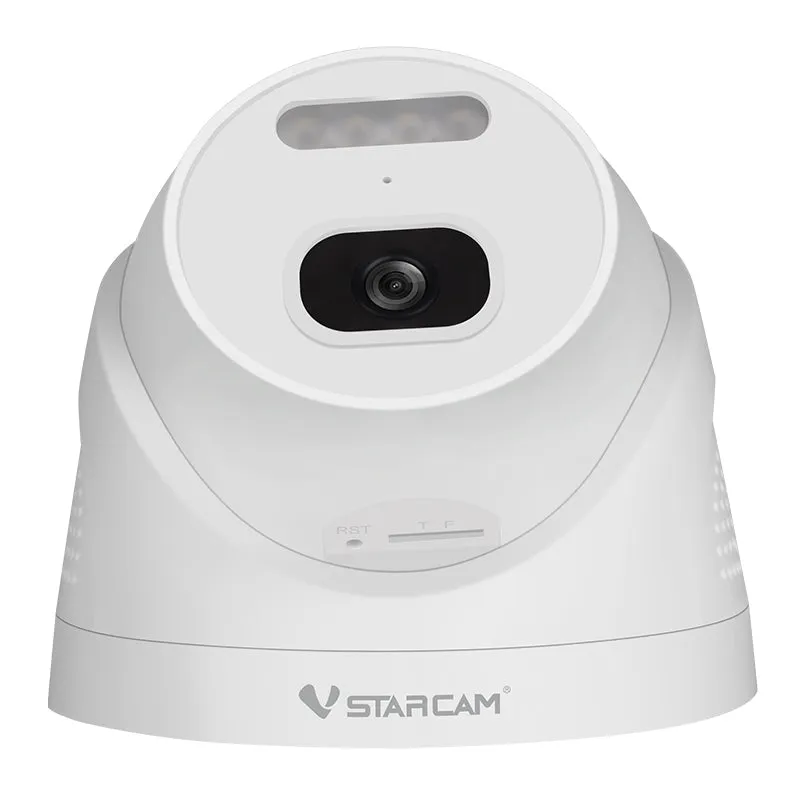 VStarcam CS880-POE 3MP Color Night Vision CCTV Camera POE 24/7 Dome Security Surveillance Dome Home Security Camera