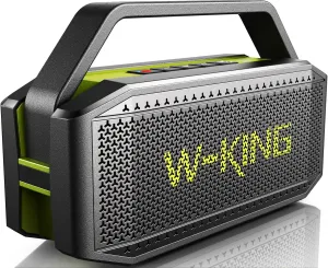 W-KING Bluetooth Speakers, 60W Loud Portable Wireless Bluetooth Speaker IPX6 Waterproof, Rich Bass, 40H Playtime, Outdoor Powerful Stereo Speaker with Power Bank, V 5.0, TF Card, NFC, AUX, EQ