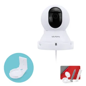 Wall Mount for Blurams A31 2K Security Camera, Adhesive Security Camera Holder Bracket, Reduce Blind Spots & Clutter, Adhesive & Screw-In Mounting