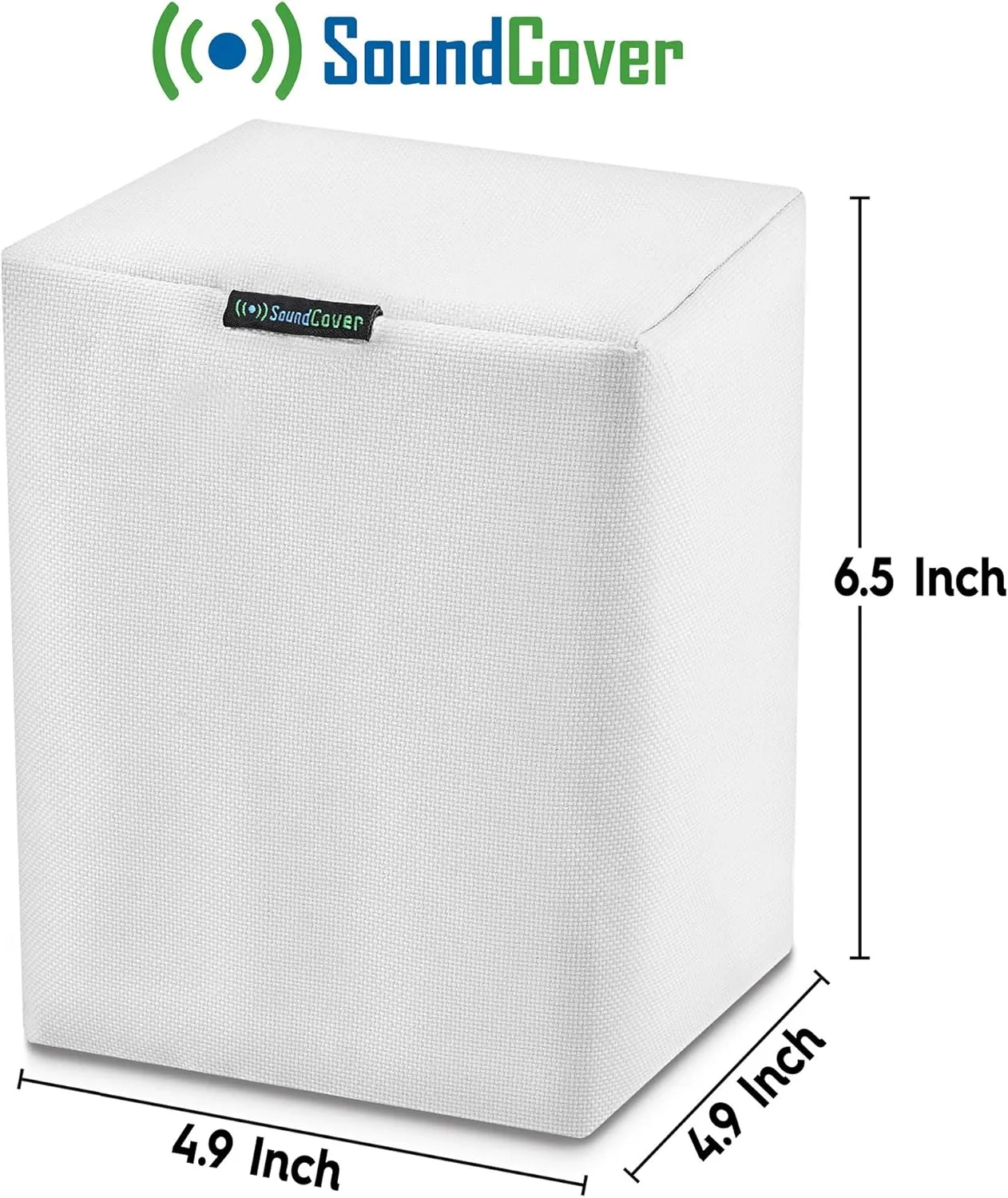White Waterproof Heavy Duty Outdoor Sonos Speaker Cover - Dust, Water & UV Protection for Sonos Play:1, One & One SL Speakers - Fits Wall Mounted Speakers
